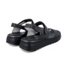 Sandalias planas Walk & Fly Gaia 3204 48510 en negro