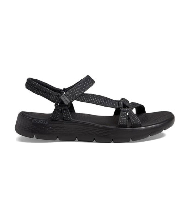 Sandalias Skechers GO WALK Flex Sandal - Sublime en negro para mujer