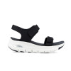 Sandalias Skechers Arch Fit en negro para mujer