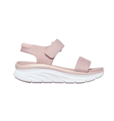 Sandalias Skechers D'LUX WALKER NEW BLOCK en rosa para mujer