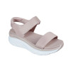 Sandalias Skechers D'LUX WALKER NEW BLOCK en rosa para mujer