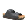 Sandalias con plataforma Inter-bios 7206-C en negro para mujer