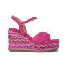 Sandalias con cuña Alma en Pena V240995 en fuxia