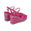 Sandalias con cuña Alma en Pena V240995 en fuxia