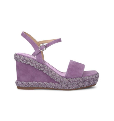 Sandalias con cuña Alma en Pena V240941 en violeta