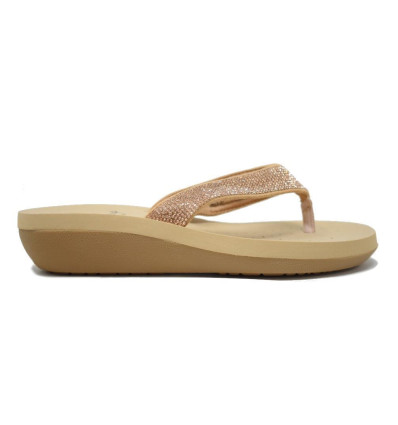 Chanclas Spice UP SOLARI PLAT SU23009 para mujer