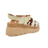 Sandalias cangrejeras TOP3 20634 para mujer en beige