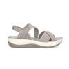 Sandalias planas Armony CRUZ by Etika 41607 en gris para mujer