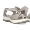 Sandalias planas Armony CRUZ by Etika 41607 en gris para mujer