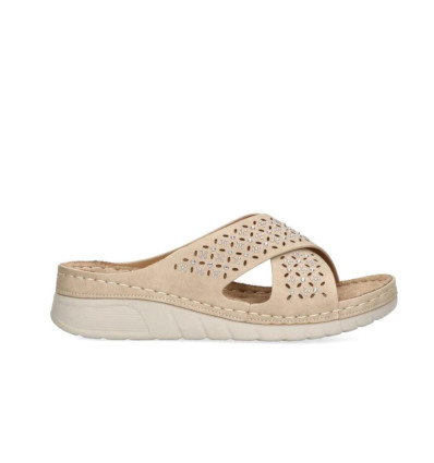 Sandalias Etika ARMONY GARCEY 41020 en beige para mujer