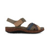 Sandalias Walk & Fly Mediterraneo 3861 43170 en caqui para mujer