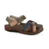 Sandalias Walk & Fly Mediterraneo 3861 43170 en caqui para mujer