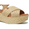 Sandalias con cuña Tekila 9905 en color natural para mujer