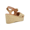 Sandalias con cuña Tekila 9905 en color natural para mujer