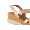 Sandalias con cuña In vogue 5024 en beige para mujer