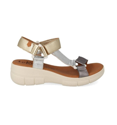 Sandalias Tekila S-12 en plata para mujer