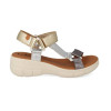 Sandalias Tekila S-12 en plata para mujer