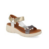 Sandalias Tekila S-12 en plata para mujer