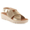 Sandalias Chamby 898 en platino para mujer