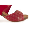 Sandalias con tacón Chamby 2650 en rojo para mujer