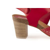 Sandalias con tacón Chamby 2650 en rojo para mujer