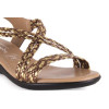 Sandalias planas Pie de Angel 323 en bronce para mujer