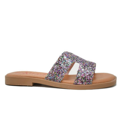 Sandalias planas Tekila 141 para mujer en multicolor