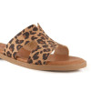 Sandalias planas Tekila 141 para mujer en leopardo