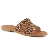 Sandalias planas Tekila 141 para mujer en leopardo