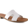 Sandalias planas Tekila 140 para mujer en blanco