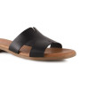 Sandalias planas Tekila 140 para mujer en negro