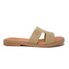 Sandalias planas Tekila 140 para mujer en beige