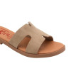 Sandalias planas Tekila 140 para mujer en beige