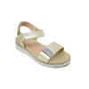 Sandalias planas Stonefly Elody 9 216130 en oro para mujer