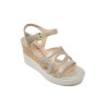 Sandalias con cuña Stonefly ELY 13 LAMINATED 216063 en oro para mujer