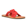 Sandalias planas Isteria 9073 en rojo para mujer