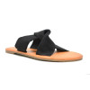 Sandalias planas Isteria 9073 en negro para mujer