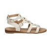 Sandalias planas Isteria 23159 en blanco para mujer