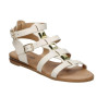 Sandalias planas Isteria 23159 en blanco para mujer