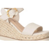 Sandalias con cuña Isteria 23073 en blanco para mujer