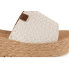 Sandalias con cuña Chamby 899 en platino para mujer