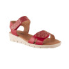 Sandalias planas Chamby 886 en rojo para mujer