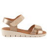 Sandalias planas Chamby 886 en dorado para mujer