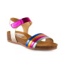 Sandalias con cuña bio Fiordi 2144 multicolor para mujer