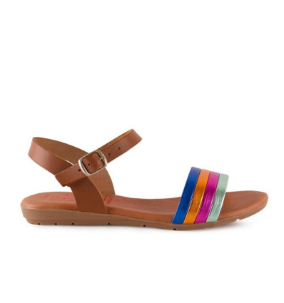 Sandalias planas Tekila 134 multicolor para mujer