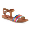 Sandalias planas Tekila 134 multicolor para mujer