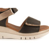 Sandalias con cuña Tekila S-1052 para mujer en negro