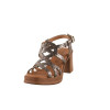 Sandalias de tacón InVogue S-1078 en plomo para mujer