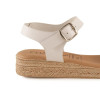 Sandalias planas Tekila 256 en blanco para mujer