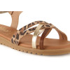 Sandalias planas Tekila 13153 leopardo para mujer